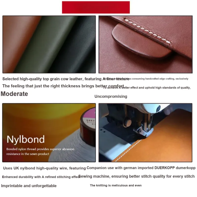 TALLYWOOD Compatible With Huawei MateBook. Minimalist Style All Top Grain Cow Leather Notebook Shell Film-20