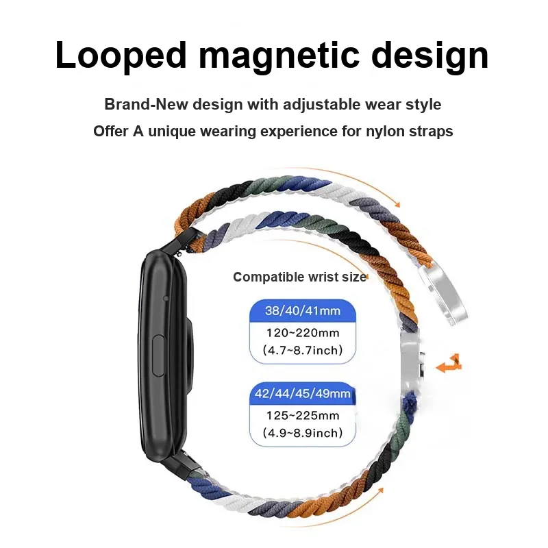 Mr. Strap Xiaomi Compatibility Watch Band Nylon Material-12