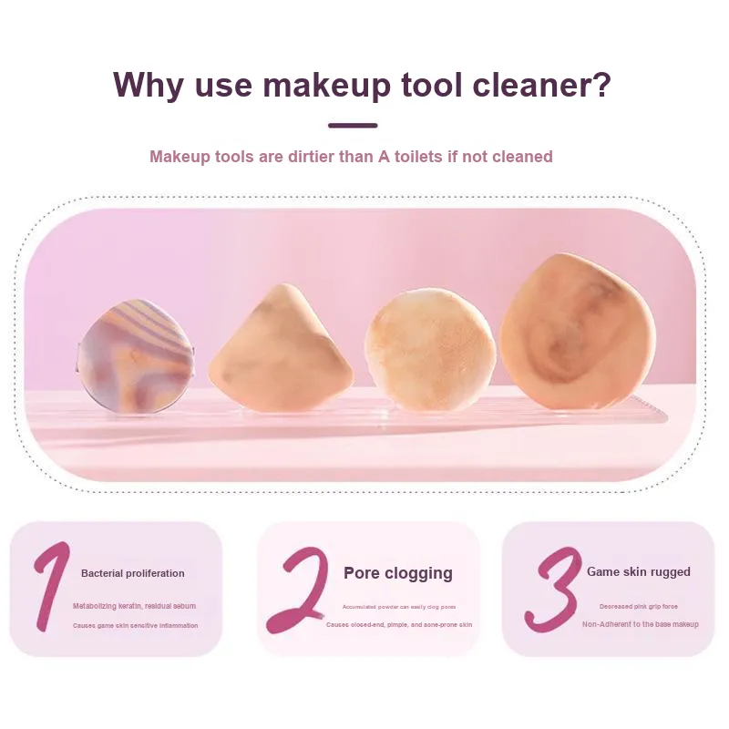 Lychee Trees Cleansing And Skincare Powder Puff Make up Tools-2