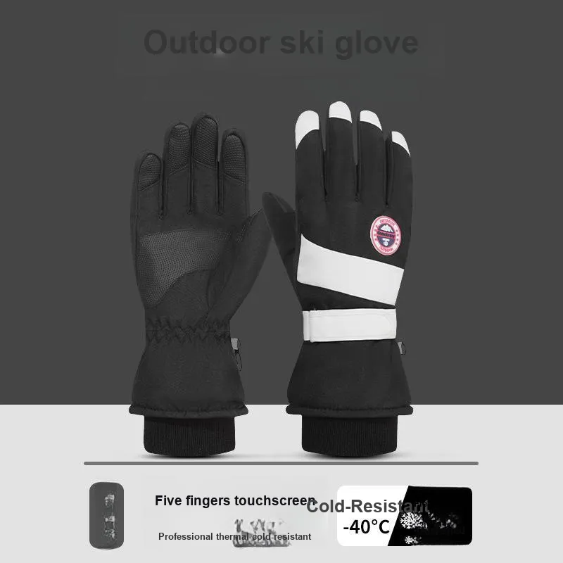 SINGLELADY Skiing Cycling Warm Glove Gloves-3