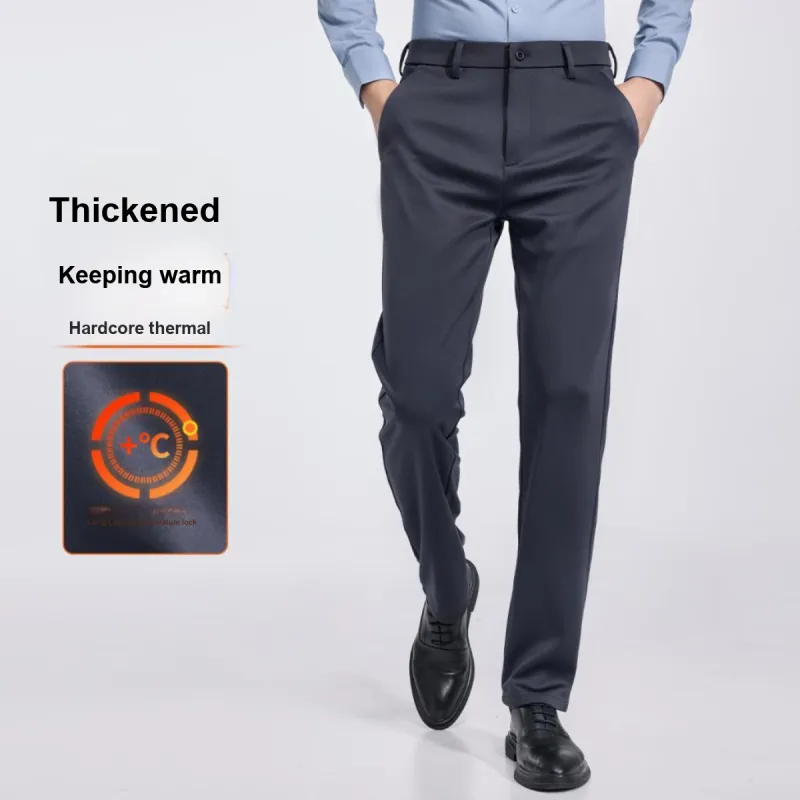 Red bean Suit Trousers Men-3