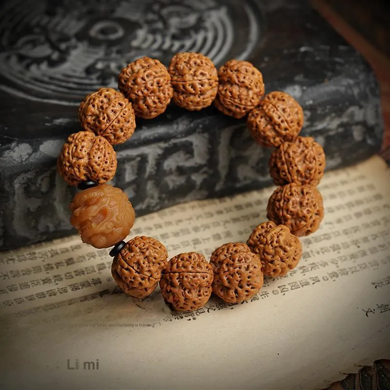 Xifeng Building King Kong Bodhi Seeds Bracelets Unisex-3