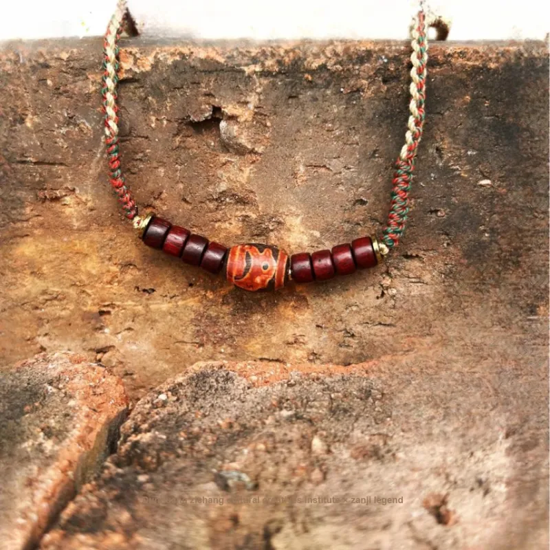 ZANJICHUANQI Bloodwood Necklaces Unisex-5
