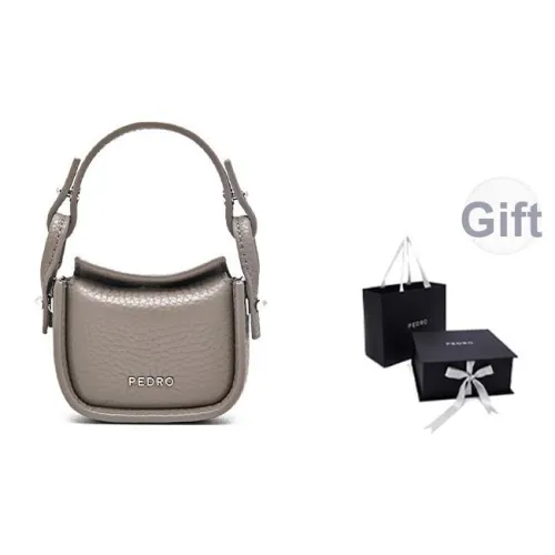 PEDRO Личи Зернистая текстура Коровья кожа Сумка Мини Женская Многоцветная
