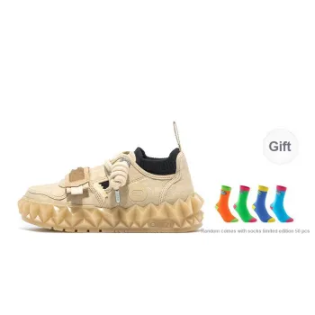 OETZI Ice Mountain Series 11 Casual Shoes Unisex Low Top Apricot