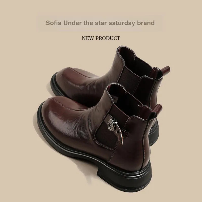 Safiya Short Chelsea Boots Women's-9