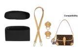 [90% of Buyers Choose Clothing Sets]Black DuPont Paper+Crossbody Shoulder Strap+Abrasion-Resistant Buckle