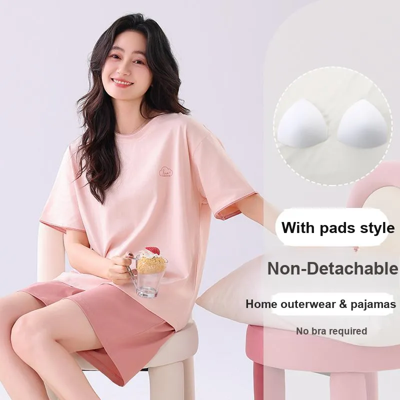 OUSHIBO Pajama Set Women's Image Color-4