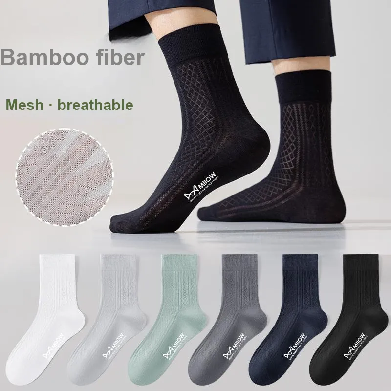 MIIOW Cool One Summer Series Mid-Calf Socks Unisex 5 Pack-5