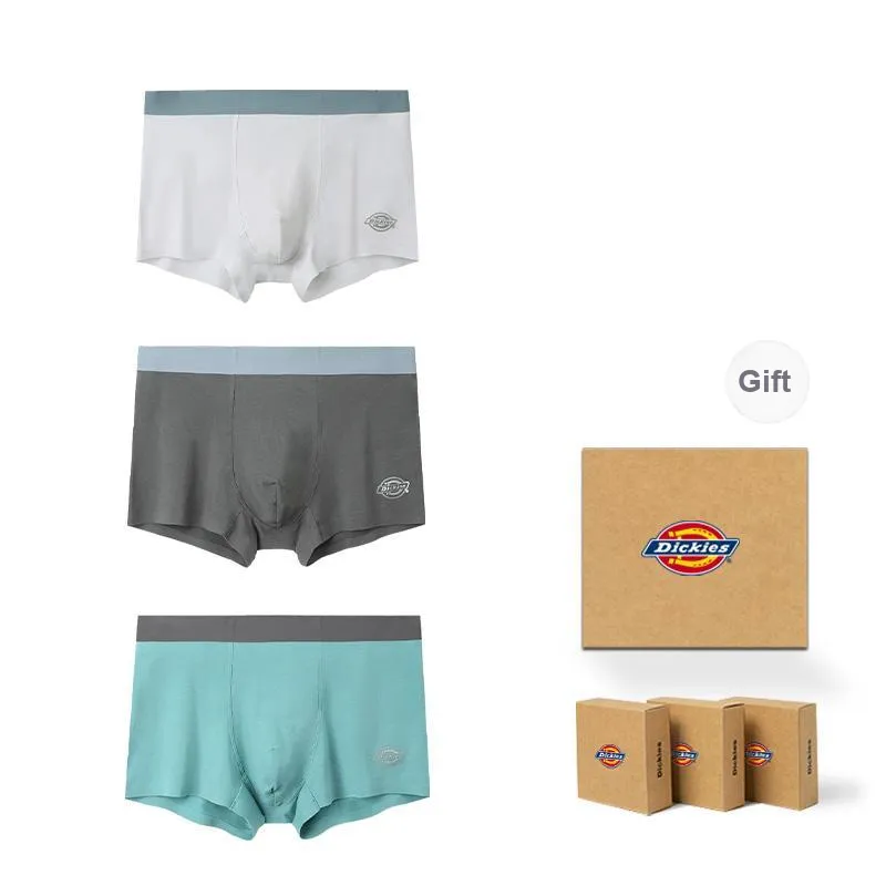 Dickies Underpants Men's Modal Cotton Premium Flat Box Combo Set-14