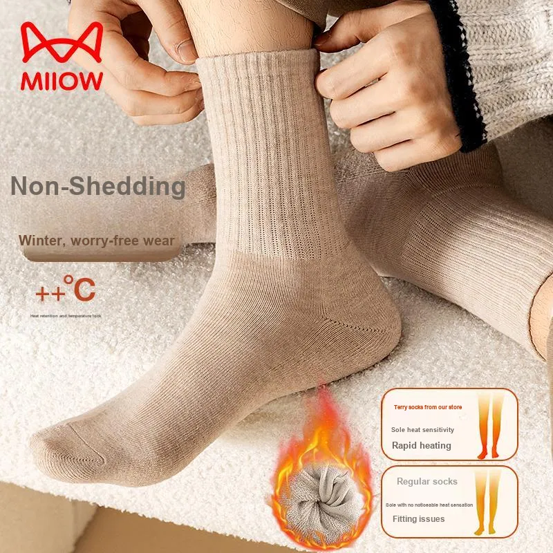 MIIOW Crew Socks For Fall And Winter Men's Combo Set-35