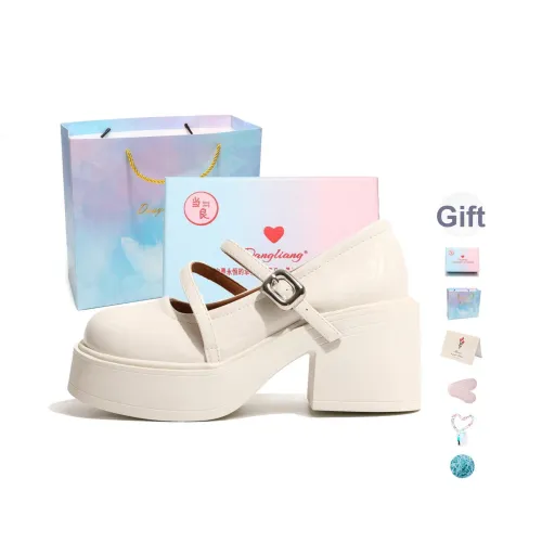 Be Good Грубый каблук Туфли Мэри Джейн 7 см Женские Набор в подарочной коробке