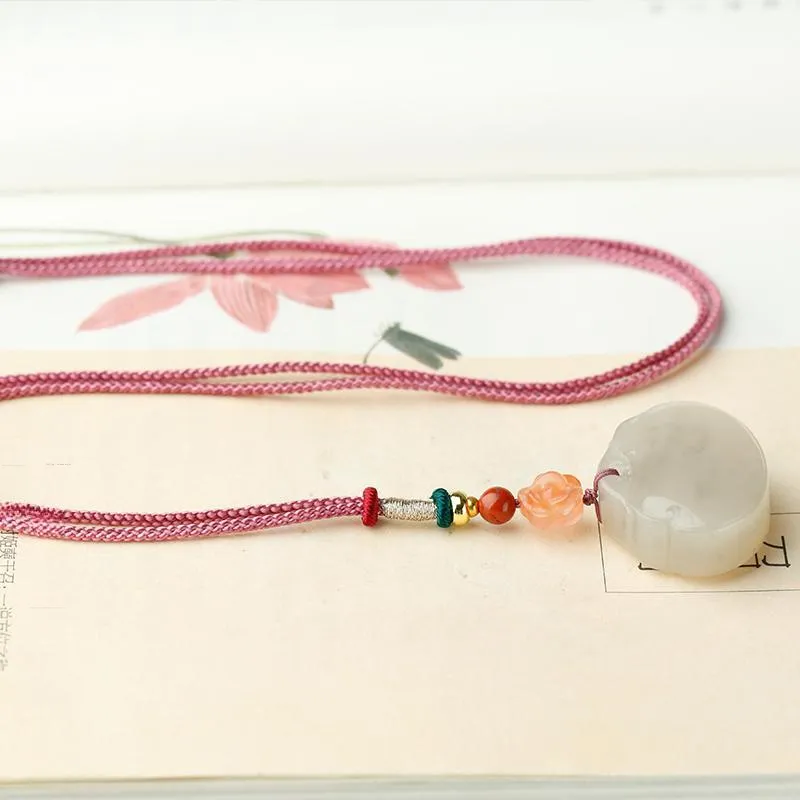 Jade Said Necklaces Dusty Pink Women's-6