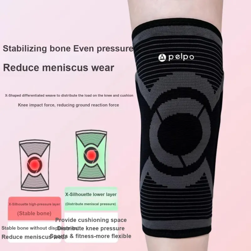 Pelplo Hiking Cycling Volleyball Tennis Soccer Badminton Basketball Unisex Cotton Polyester Knee Pads-7