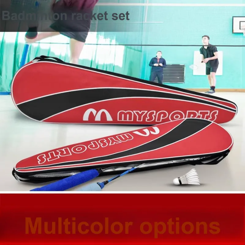 Mysports Badminton Racket Bags 2 Pcs Pack Sporty Style Shoulder Bag Unisex Sun Protection Insulation-23