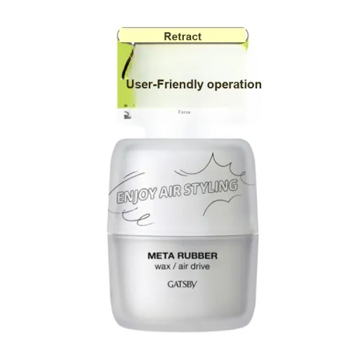 Gatsby Воздух-движимый Металл Резиновый Волосы Парафин Стайлинг Формирование Объемлящий 65г