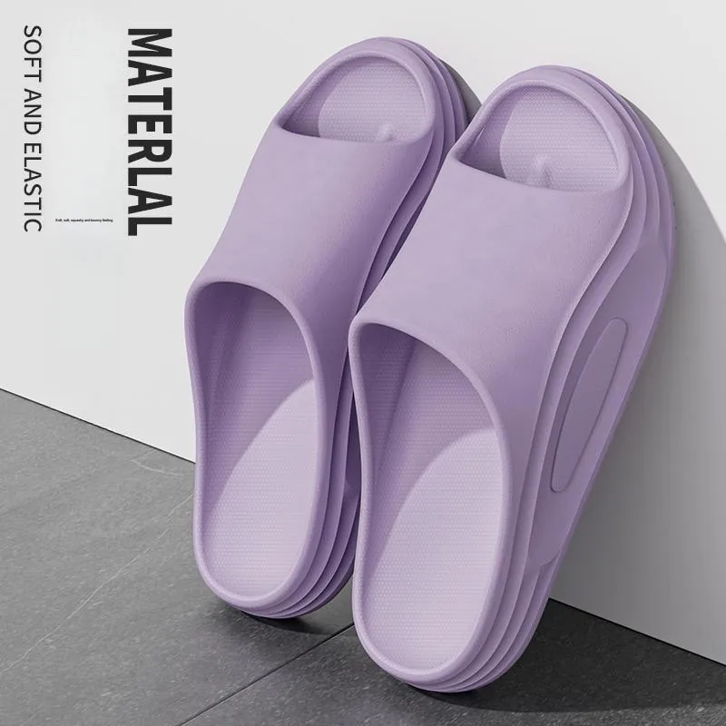 Foot Recreation Summer Home Indoor Bathroom Bathing Slip Resistant Quiet Slippers, Home Slippers, Unisex-4