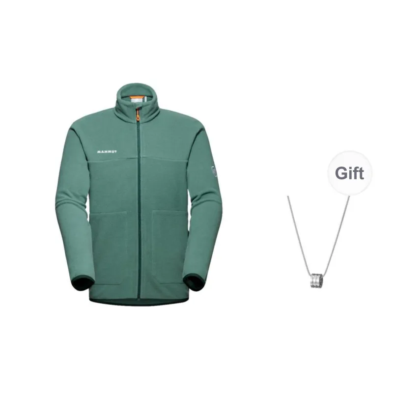 MAMMUT Innominata Light ML Jackets Coats Unisex Emerald Green With Free Necklaces-0
