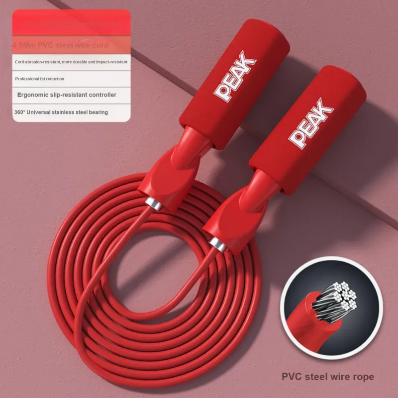 PEAK Fitness Training Non Countable Jump Ropes Fitness Crowd PVC Steel Wire Material-7