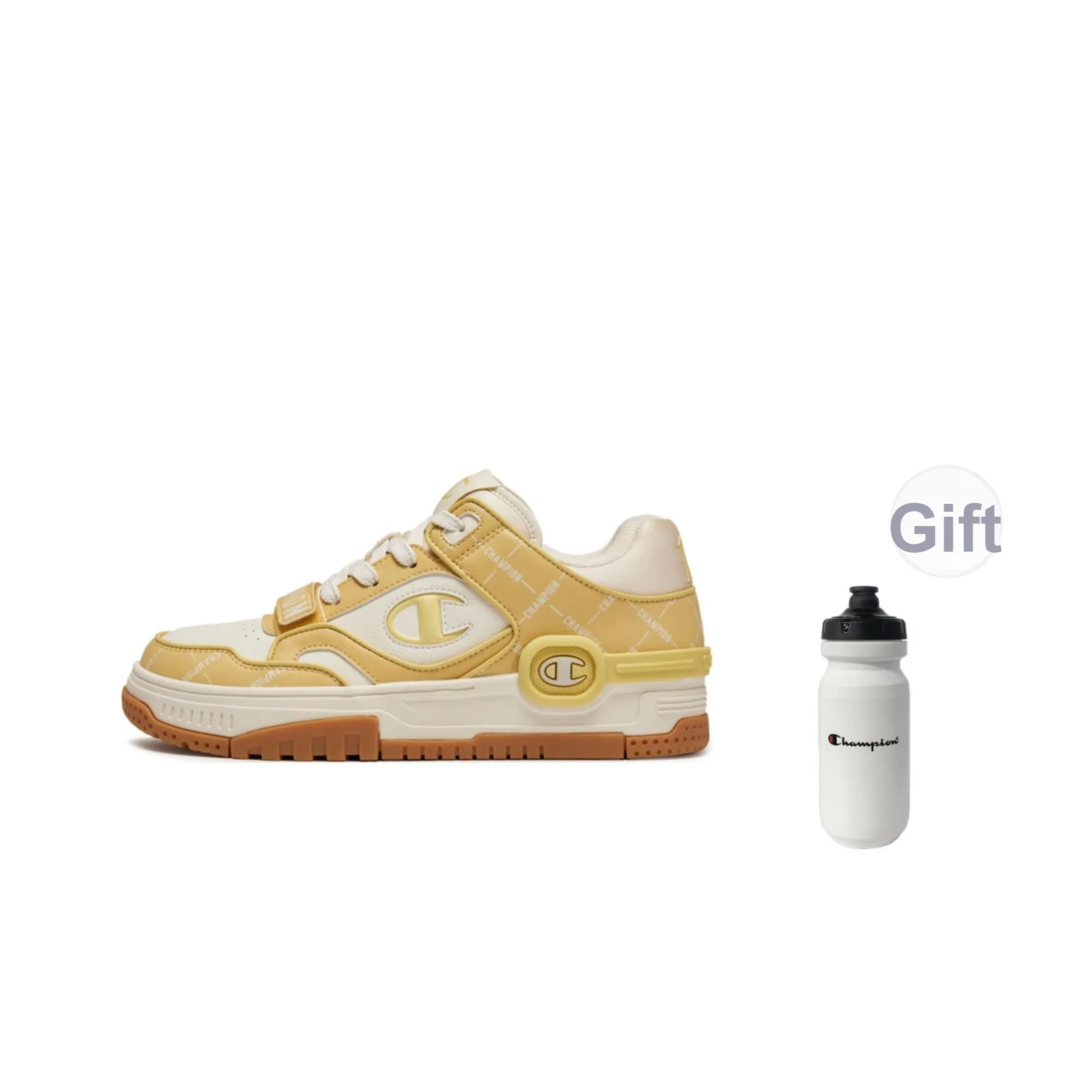 Champion Low Top Скейтборд Кроссовки Унисекс Linen Resin Yellow