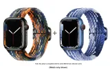 Apple Woven Strap-Camouflage * Blueberry