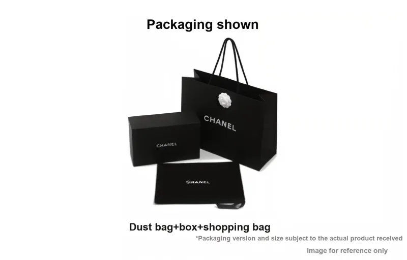 CHANEL Shiny Lambskin Tote Bag, Shopping Bag, Shoulder Bag, Crossbody Bag, Handbag Women's Black-3