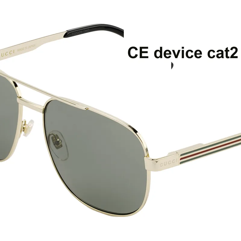 GUCCI Eyewear Pilot frame Tinted Sunglasses-4
