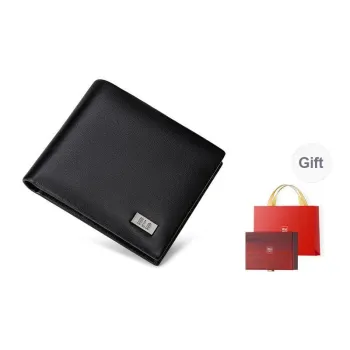 HLA Cow Leather Card Holder, Wallet Regular Men's Black