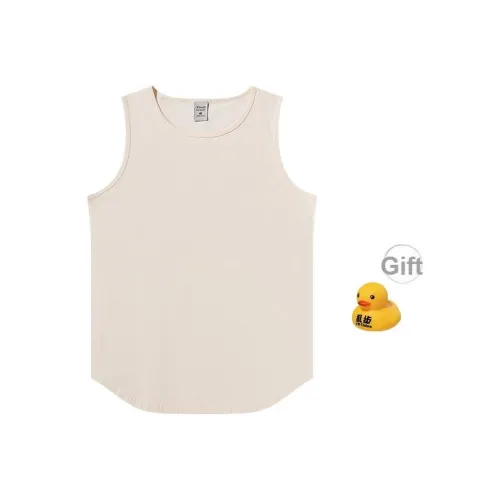 LUANBU Мужской Летний Топ Без рукавов Универсальный Свободный крой Повседневная Рубашка Унисекс