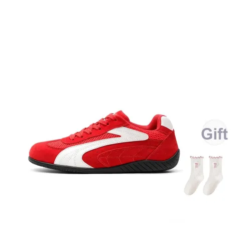 Happy Fish Покрытие Устойчивое к истиранию Дышащий Увеличивающий Высоту Низкий Топ Немецкие Армейские Кроссовки Женские