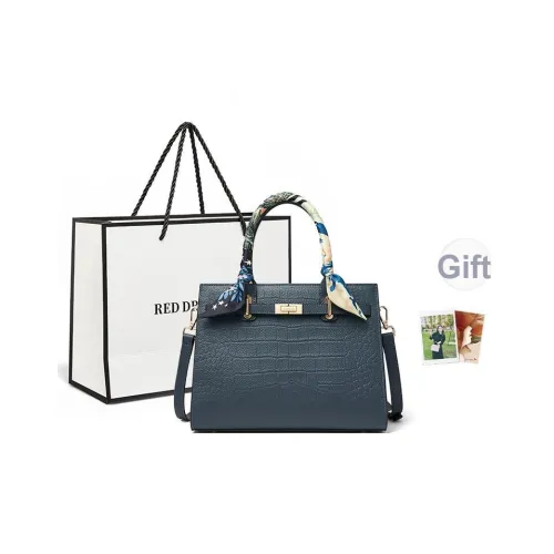 RED DRAGONFLY Сумка через плечо из натуральной коровьей кожи женская синяя