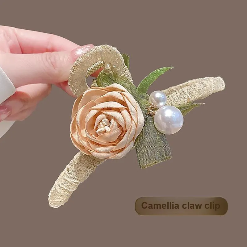 SENDME Acrylic, Fabric Hair Clips Women's-5