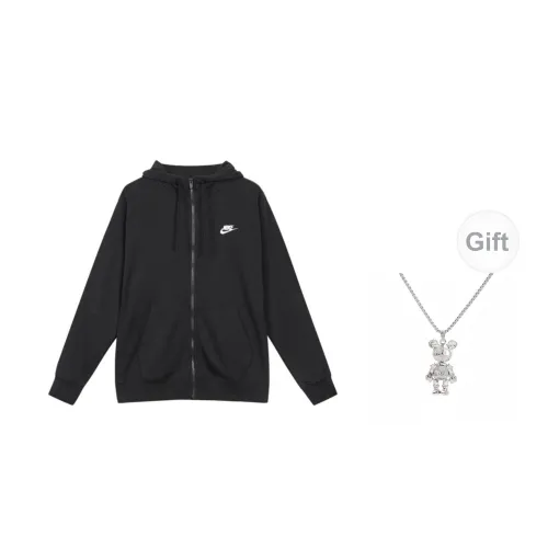 Nike Jackets Unisex Black+Free Necklaces