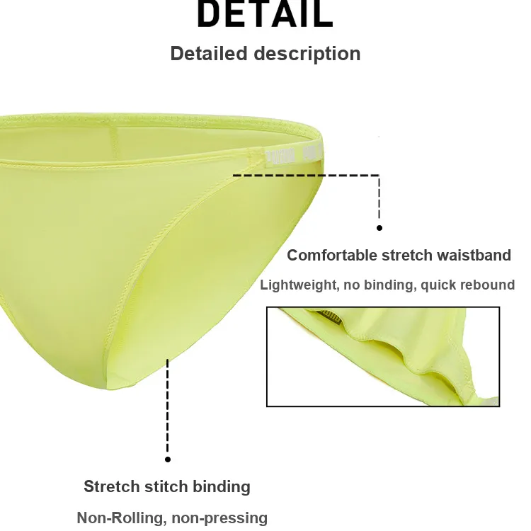 PUMA Underpants Women's Yellow 1 Pack-4