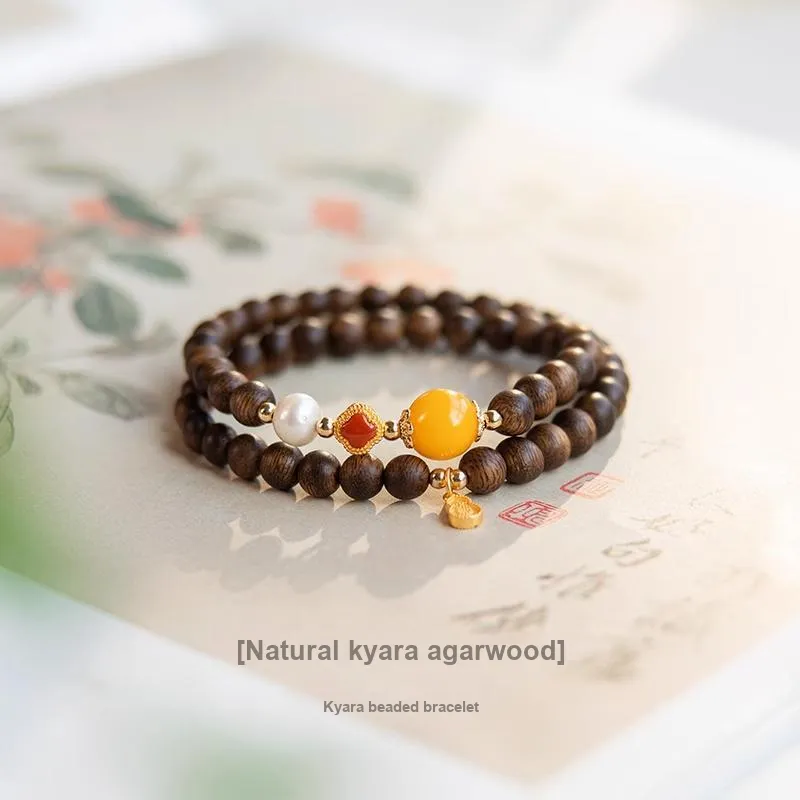 FANGYUANXIAOFU Kyara Wooden Bracelets Women's-1
