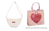 White, Comes with Valentine's Day Shopping Bag