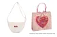 White, Comes with Valentine's Day Shopping Bag