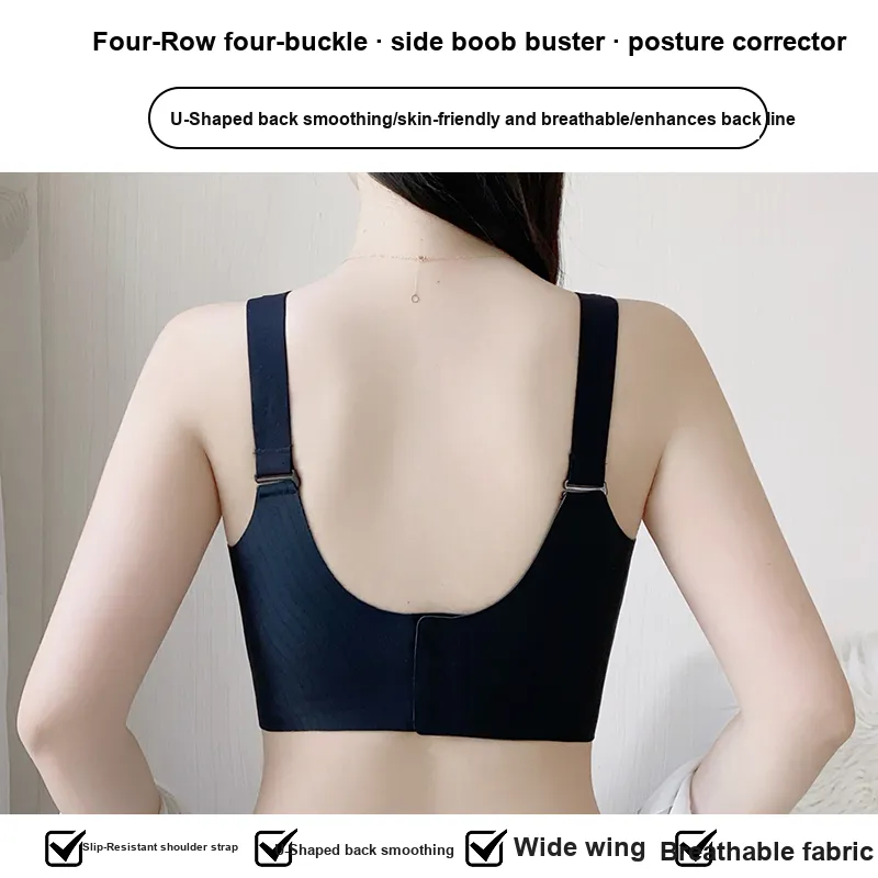 QIANLINGMEI Skin Bra Cover Women's-7