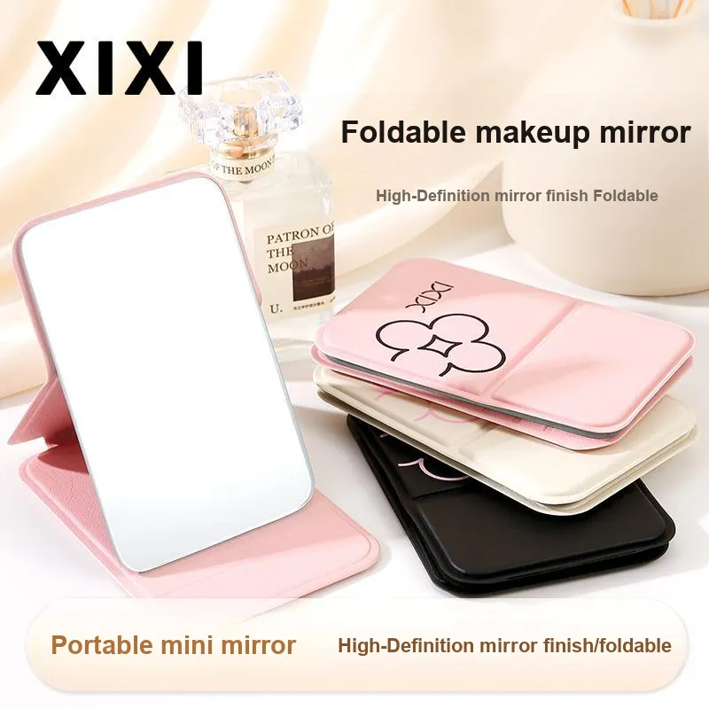 XIXI Portable And Foldable Make Up Mirrors Natural Compact And Easy To Carry-3