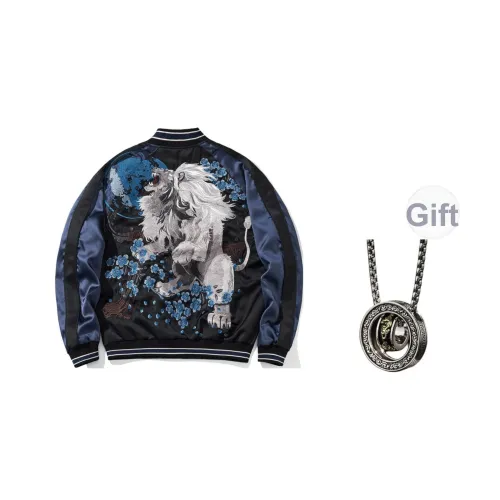 MG Темно-синие мужские куртки