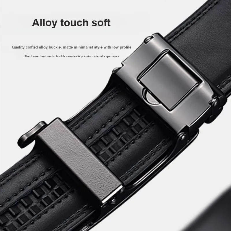TUCANO Gift Box Set Cow Split Leather Belts Men's 3.5cm-3