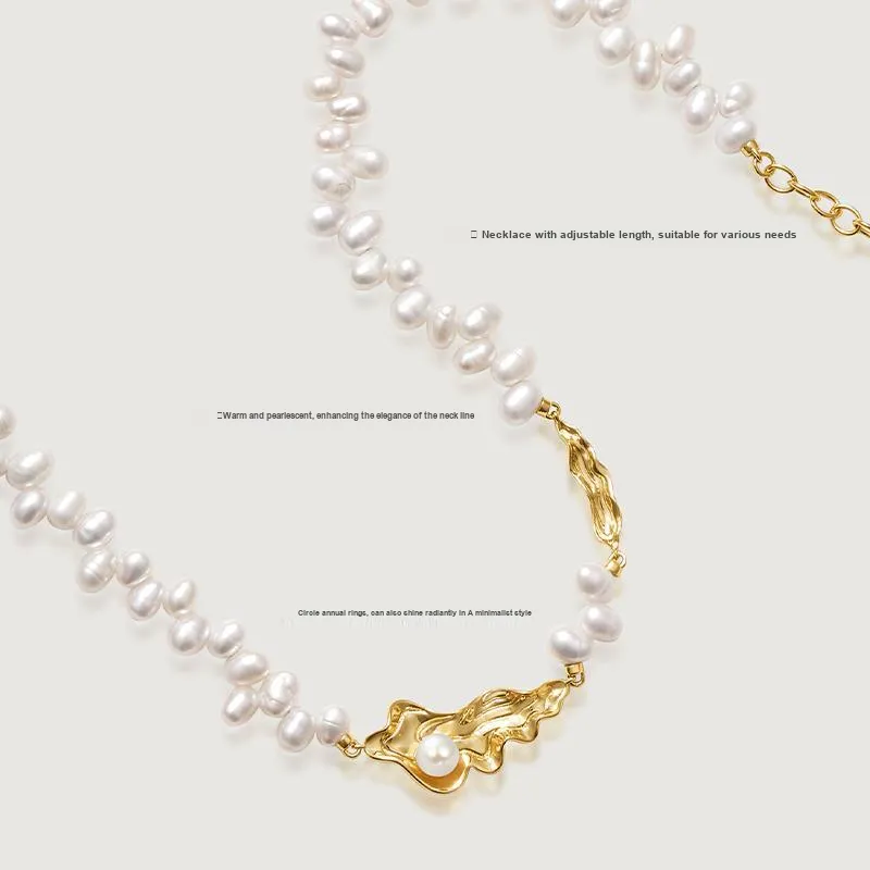 Amber Lollipop Pearl Necklaces Women's-1