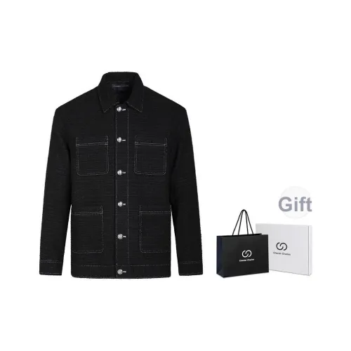 Chester Charles Куртки и Пальто Мужской Черный
