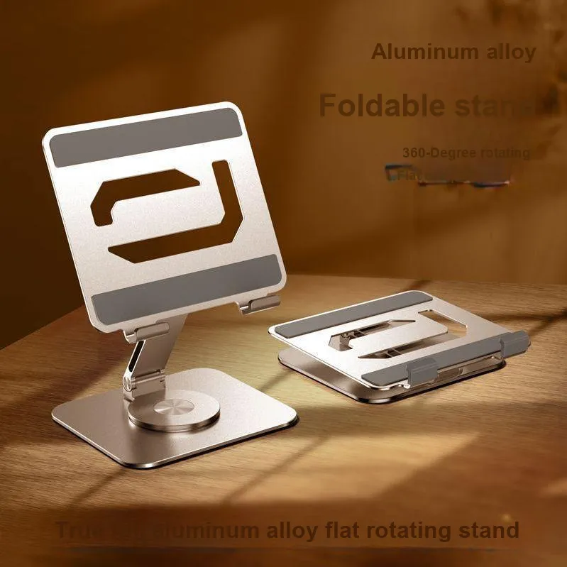 LUCK OU Tablet Stands All Aluminum Alloy All Desktop Rotating IPad Lazy Compatibility With Xiaomi, Huawei, Apple-1