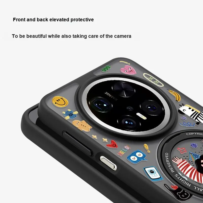 Marsfield Acrylic Material Skin Friendly 360 Rotating Pivot Case Phone Cases Compatibility  Huawei Mate 70/60/50/40 Pro-5