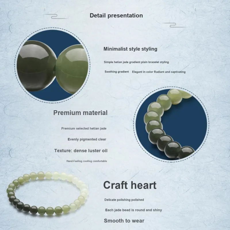 LAOMIAO Bracelets Green Jade Unisex-6
