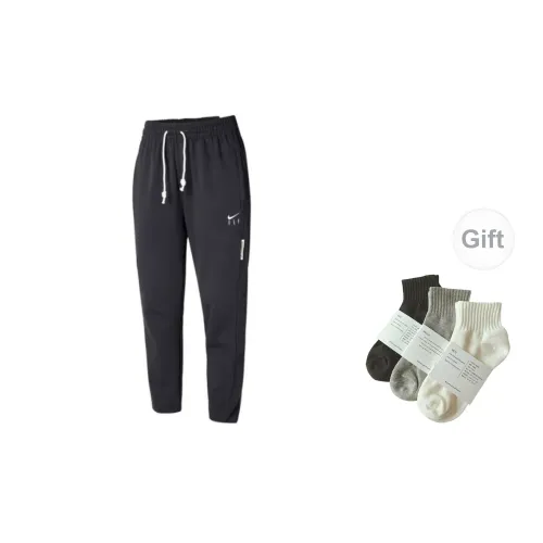 Nike Dri-Fit Swoosh Fly Standard Knitted Sweatpants Women's Black