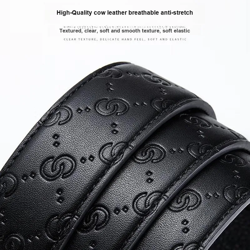 ROBINHOOD Cow Leather Belts Men's 3.5cm-6