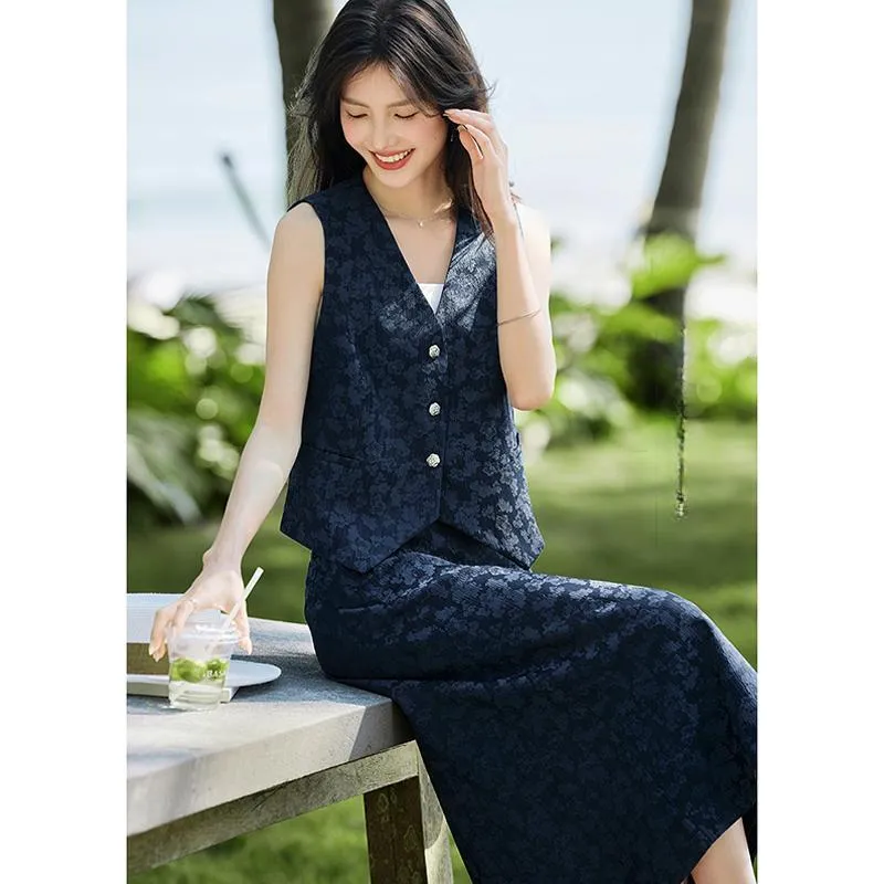 LUYOUYE Two Piece Skirt Sets Women's-1