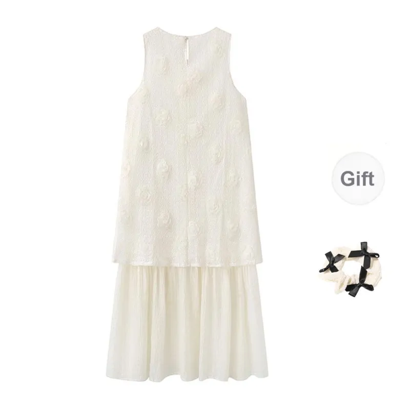 CPAURA Sleeveless Dress Women's-1
